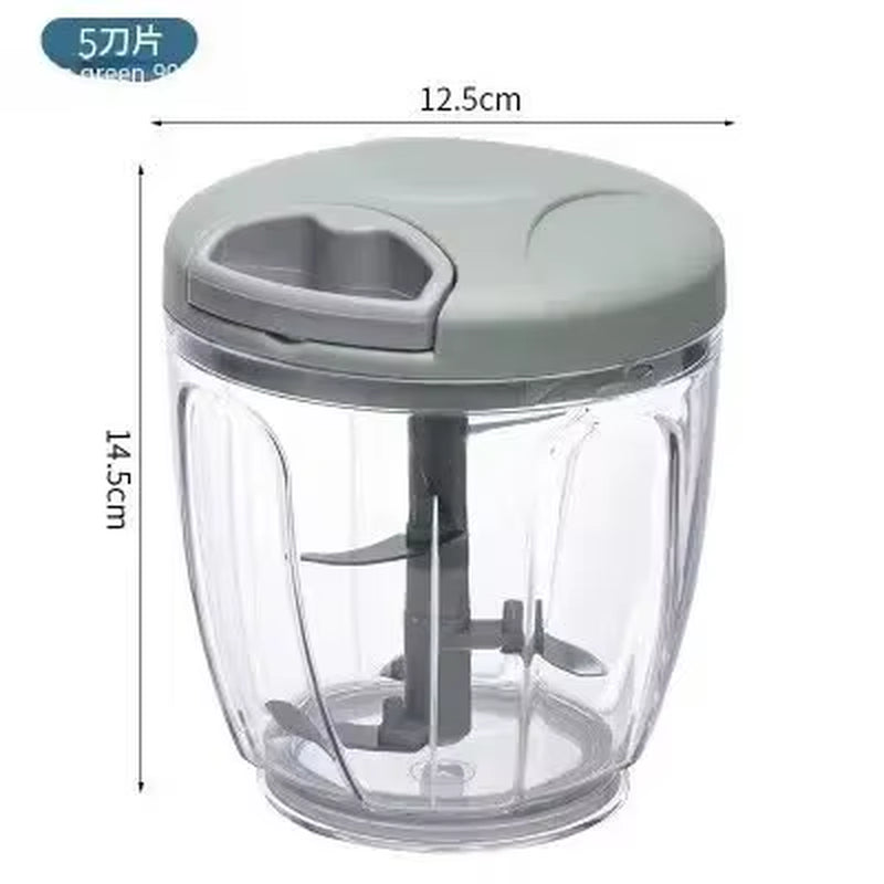 Home Kitchen Manual Ginger Grinder Garlic Mud Splasher Multifunctional Vegetable Cutter Handheld Meat Grinder Modern Minimalist